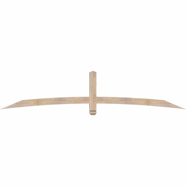 Ekena Millwork Bellingham Smooth Timber Gable Bracket, Douglas Fir, 96"W x 20"H x 3 1/2"D x 3 1/2"F, 5/12 Pitch GBW096X20X0404BEL00SDF - main